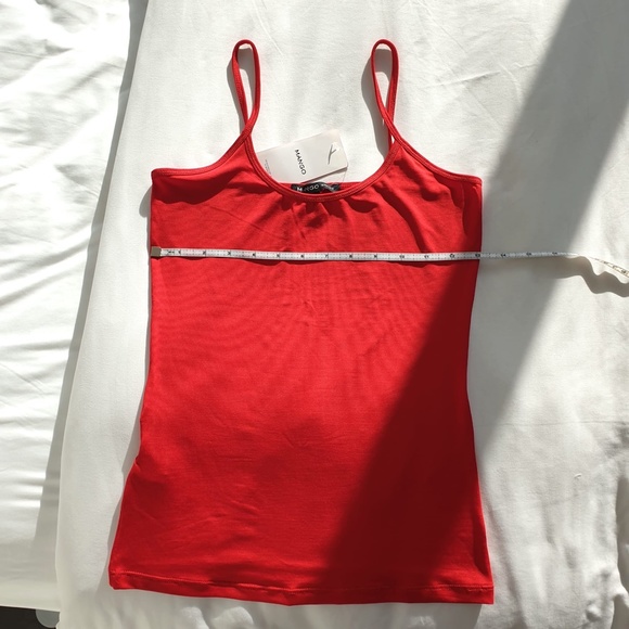 Mango red camisole top, US size XS - Picture 2 of 4